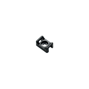 Suport plastic prindere coliere, NEGRU, 15x10x7 mm, 100 buc TAC-1-B