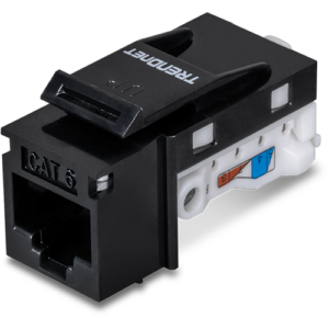 Mufa RJ-45 UTP Cat.6 tool-less, neagra - TRENDnet TC-K25C6BK