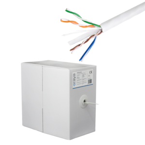 Cablu UTP, cat 6, CUPRU 100%, 305m, LSZH, 4x2x23 AWG - eRaya NET6LUT-305