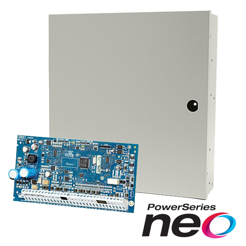 Centrala SERIA DSC POWER NEO 6 zone extensibila la 16 zone, 2 partitii - DSC HS2016NKE