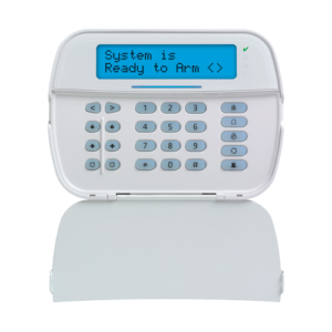 Tastatura LCD alfanumerica, cablata, 128 zone, modul Power G, cititor proximitate, SERIA PRO - DSC HS2LCDRFPRO8EE3