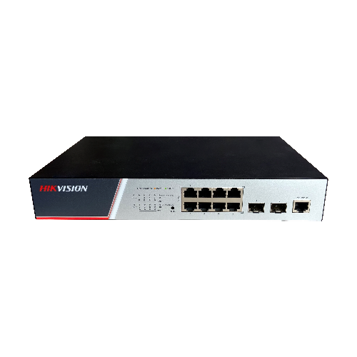 Switch 8 porturi PoE Gigabit, 2 porturi SFP Gigabit, L2 Full Management - HIKVISION DS-3E2510P