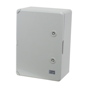 Cutie distributie IP65 din ABS gri, usa mata, placa metalica, 250x350x150 mm PP3002