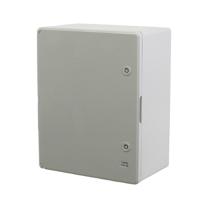 Cutie distributie IP65 din ABS gri, usa mata, placa metalica, 400x500x240 mm PP3007