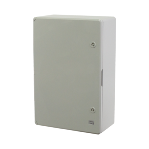 Cutie distributie IP65 din ABS gri, usa mata, placa metalica, 400x600x200 mm PP3008