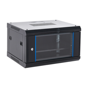 Rack perete 6U 19' 600x450, capacitate incarcare 60 Kg, negru - ASYTECH Networking ASY-6U-6045WL