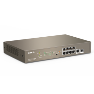 Switch 8 porturi PoE Gigabit, 1 port consola, 1 port SFP Gigabit, management - TENDA TND-TEG5310P-8-150W