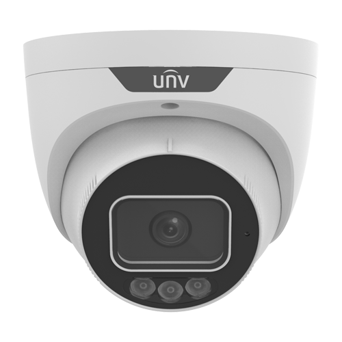 ColorHunter - Camera IP, 8MP, lentila 2.8mm, IR 30m, WL 30m, Audio, Alarma, PoE - UNV IPC3638SS-ADF28KMC-I1