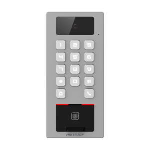 Terminal control acces si Video-interfon, tastatura, card, Bluetooth, Wi-Fi, Alarma - HIKVISION DS-K1T502DBFWX-C