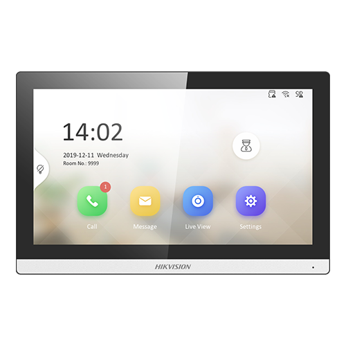 Monitor videointerfon TCP/IP, Wi-Fi, ecran LCD 7', Alarma - HIKVISION DS-KH6350-WTE1