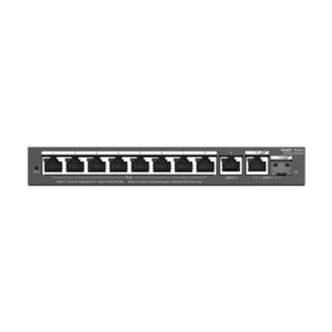 Switch 8 porturi PoE, 2 porturi GE, 1 port SFP, Gigabit, Cloud Management - Ruijie RG-ES210GS-P