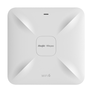 Access Point Wireless AX1800 Dual-Band, Wi-Fi 6, 2x RJ45 Gigabit, PoE IN, Cloud Management - Ruijie RG-RAP2260(G)