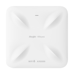 Access Point Wireless AX6000 Dual-Band, Wi-Fi 6, 2x RJ45 2.5G, PoE IN, Cloud Management - Ruijie RG-RAP2260(H)