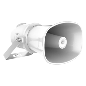 Difuzor IP cu palnie 25W, Mic., 4GB EMMC, PoE, iesire Alarma 12VDC 25mA - HIKVISION DS-QAZ1325G1T