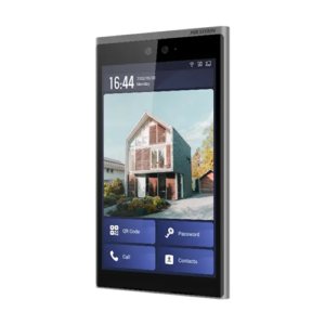 Videointerfon TCP/IP, 10.1' touch screen, 2x2MP, Recunoastere Faciala, Card, Alarma - HIKVISION DS-KD9633-WBE6