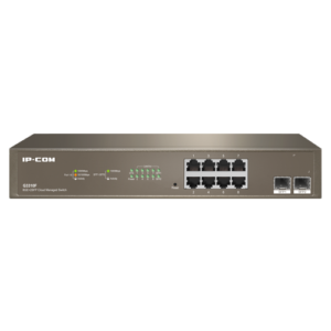 Switch 8 x RJ45 Gigabit, 2 x SFP Gigabit Uplink, Cloud Management - IP-COM G3310F