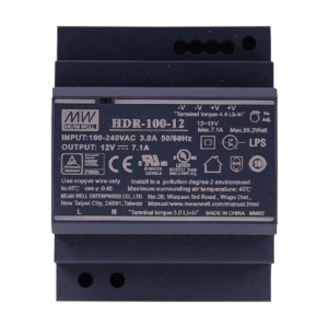 Sursa de alimentare in comutatie, 12V / 7.1A, sina DIN - MEAN WELL HDR-100-12