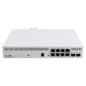 Switch, 8 x Gigabit PoE, 2 x SFP+ 10Gbps, Management - MikroTik CSS610-8P-2S+IN