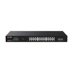 Switch 24 porturi RJ45 Gigabit, 2 porturi SFP Gigabit, Cloud Management - IP-COM G2226F