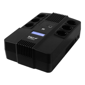 UPS TSY Power, 600VA/360W, LCD,  line interactive, 6 x Schuko TSY-D-0K6-LCD