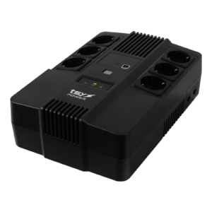 UPS TSY Power, 600VA/360W, LED,  line interactive, 6 x Schuko TSY-D-0K6-LED