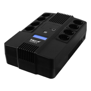 UPS TSY Power, 1000VA/600W, LCD,  line interactive, 8 x Schuko TSY-D-1K0-LCD