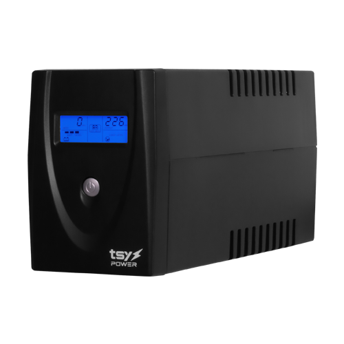UPS TSY Power, 600VA/360W, LCD, line interactive, 2 x Schuko TSY-MP-0K6-LCD