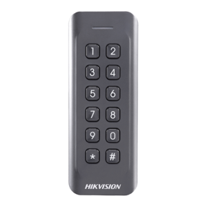 Cititor de proximitate RFID MIFARE 13.56Mhz cu tastatura integrata -HIKVISION DS-K1802MK