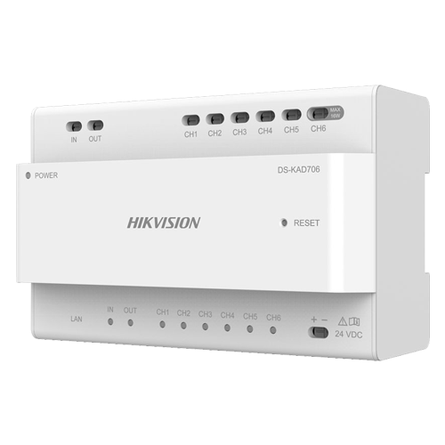 Distribuitor Video/Audio pentru 6 posturi - HIKVISION DS-KAD706