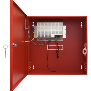 Sursa de alimentare EN 54-4, 27.6V/3.2A, cutie metalica cu loc acumulatori 2x40Ah/12V - PULSAR EN54C-5A40