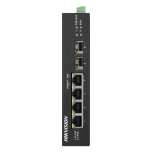 Switch 4 porturi Gigabit PoE, 2 porturi uplink SFP - HIKVISION DS-3T0506HP-E-HS