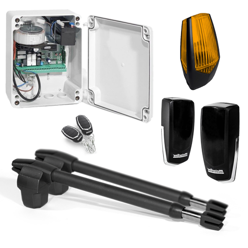 Automatizare poarta batanta 2x2.5m - MOTORLINE LINCE300-24V-KIT