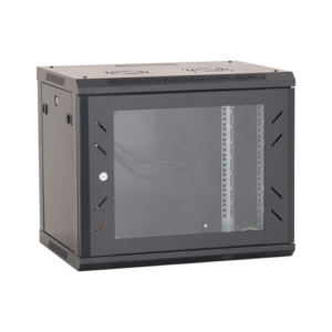Rack perete 12U 19' 600x600, capacitate incarcare 80 Kg, negru - ASYTECH Networking ASY-12U-6060W