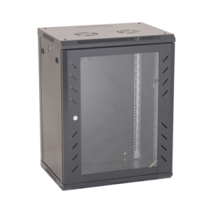 Rack perete 15U 19' 600x450, capacitate incarcare 80 Kg, negru - ASYTECH Networking ASY-15U-6045W