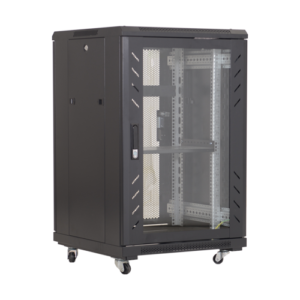Rack podea 22U 19' 600x600, capacitate incarcare 500 Kg, negru - ASYTECH Networking ASY-22U-6060E