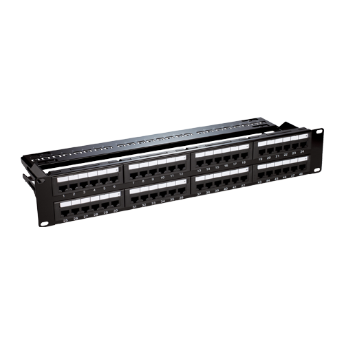Patch Panel 2U, UTP cat6, 48 porturi RJ45 - ASYTECH Networking ASY-PP-UTP6-48