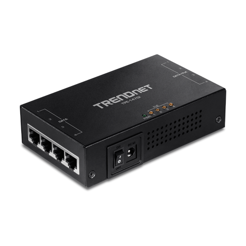 Injector Gigabit 4 x PoE+, putere 65W - TRENDnet TPE-147GI