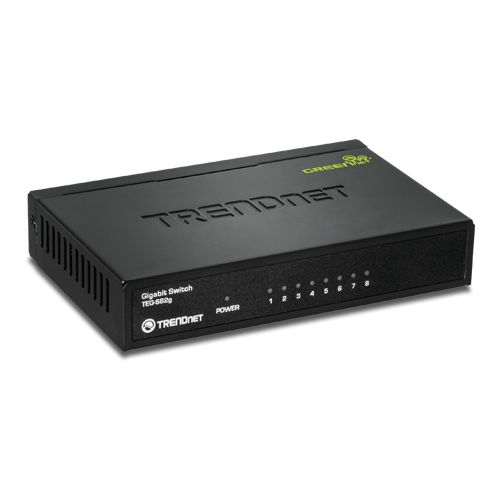 Switch GREENnet 8 porturi Gigabit - TRENDnet TEG-S82G