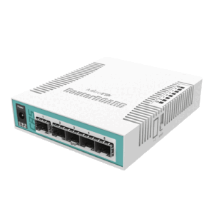 Smart Switch, 5 x SFP, 1 x Combo port SFP/Gigabit - Mikrotik CRS106-1C-5S