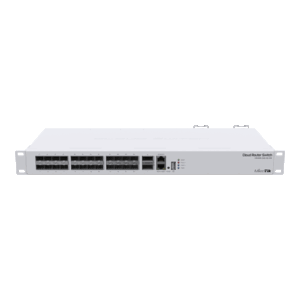 Management Switch 24 x SFP+ 10Gbps, 2 x QSFP+ 40Gbps - Mikrotik CRS326-24S+2Q+RM