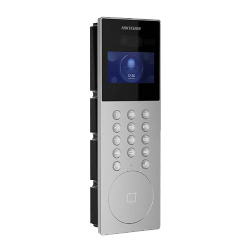 Panou exterior videointerfon TCP/IP pentru blocuri si spatii birouri, control acces integrat card si DETECTIE FACIALA - HIKVISION DS-KD9203-E6