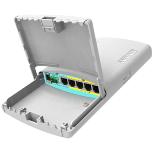 Router PowerBox Pro de exterior, 5 x Gigabit 4 PoE, 1 x SFP, RouterOS L4 - Mikrotik RB960PGS-PB