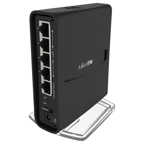 hAP ac², 5 x Gigabit, 802.11b/g/n 2.4Ghz, 802.11an/ac 5GHz, USB - MikroTik RBD52G-5HacD2HnD-TC