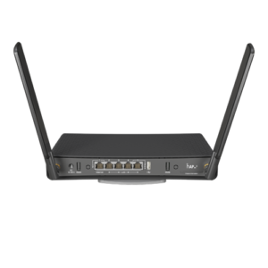 hAP ac³, 5 x Gigabit, 1 x PoE, 802.11b/g/n 2.4Ghz, 802.11ac 5Ghz, antene externe 3dBi 2.4GHz, 5.5dBi 5GHz - MikroTik RBD53iG-5HacD2HnD