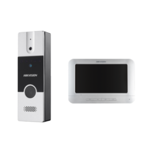 Kit videointerfon analogic 7'', conectare 4 fire - HIKVISION DS-KIS202T