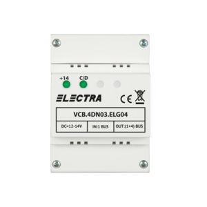 Doza derivatie video 4 iesiri pentru HOME + URBAN, G3 - ELECTRA VCB.4DN03.ELG04