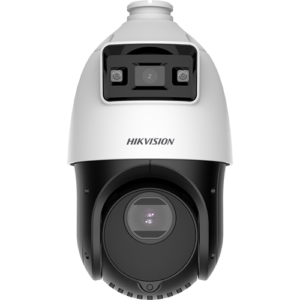 TandemVu, DarkFighter si ColorVu - PTZ IP 4MP, lentila 2.8mm si 4.8~120mm(25X), WL 30m, IR 100m, Audio, Alarma - HIKVISION DS-2SE4C425MWG-E14F0