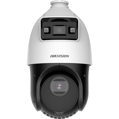 TandemVu, DarkFighter si ColorVu - PTZ IP 4MP, lentila 2.8mm si 4.8~120mm(25X), WL 30m, IR 100m, Audio, Alarma - HIKVISION DS-2SE4C425MWG-E14F0