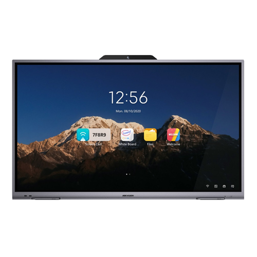 Display interactiv 65', 4K, touch screen, Camera 4K, Mic., Android, Bluetooth, Wi-Fi - HIKVISION DS-D5B65RB-D