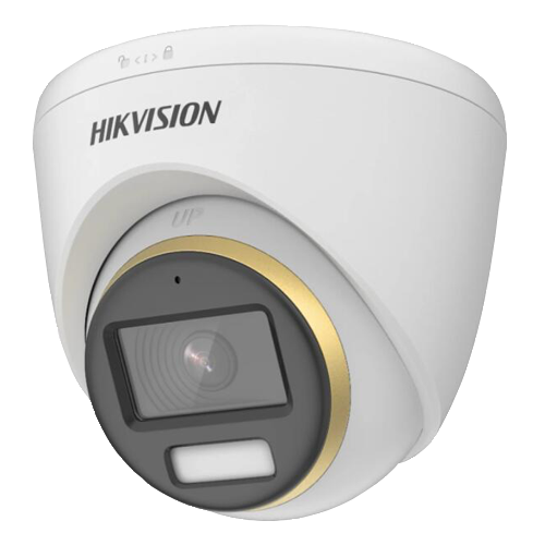 ColorVU - Camera AnalogHD 2MP, lentila 2.8mm, WL 40m, Microfon integrat - HIKVISION DS-2CE72DF3T-FS-2.8mm